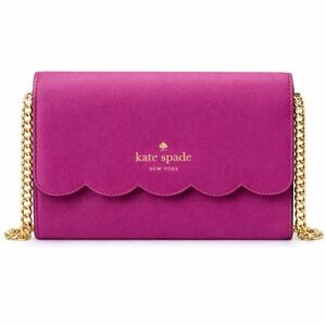 Kate Spade Gemma Wallet On Chain Baja Rose Pink Crossbody NWT